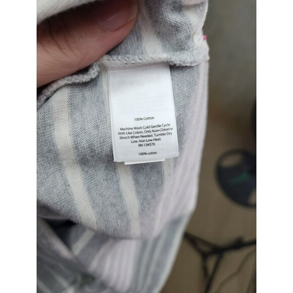 Vineyard Vines Womens Striped Grey Heather Cotton T-Shirt Dress XXS - Picture 6 of 6